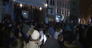 Novoroční ohňostroj na Horním náměstí