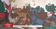 Malovaná zastávka v Horce