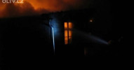 Hasiči likvidovali požár chaty nedaleko Olomouce