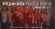 Miss OK 2017 v hitparádě Radia Haná