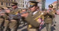 Vojenské hudby na náměstí