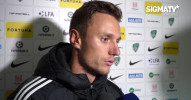 Šimon Falta po utkání FORTUNA:LIGY s týmem 1. FK Příbram
