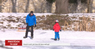 Hasiči radí, jak se bezpečně pohybovat po ledě