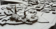 První sníh na Vánočních trzích v Olomouci  "iPhonem"