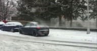 Dopravní komplikace kvůli sněhu v Olomouci