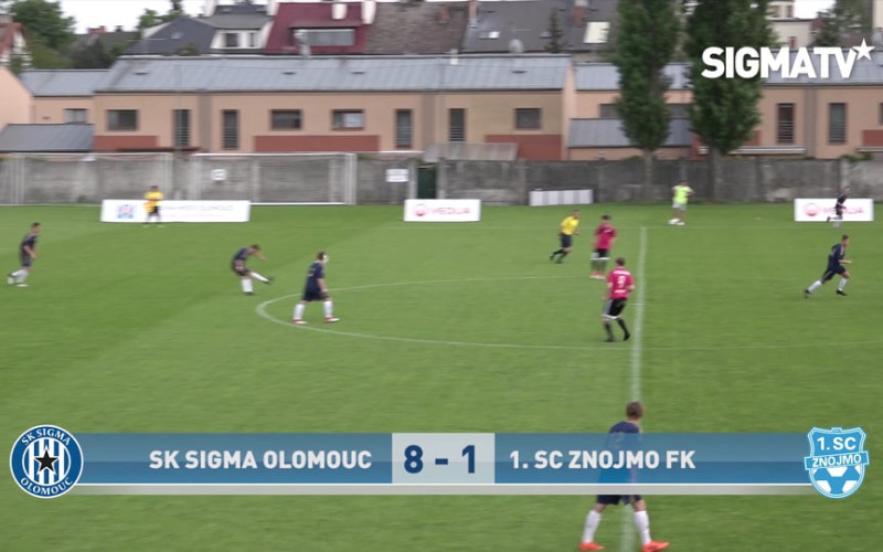 SK Sigma Olomouc U18 - 1. SC Znojmo FK U19 8:1 | OLTV.cz - Olomoucká televize